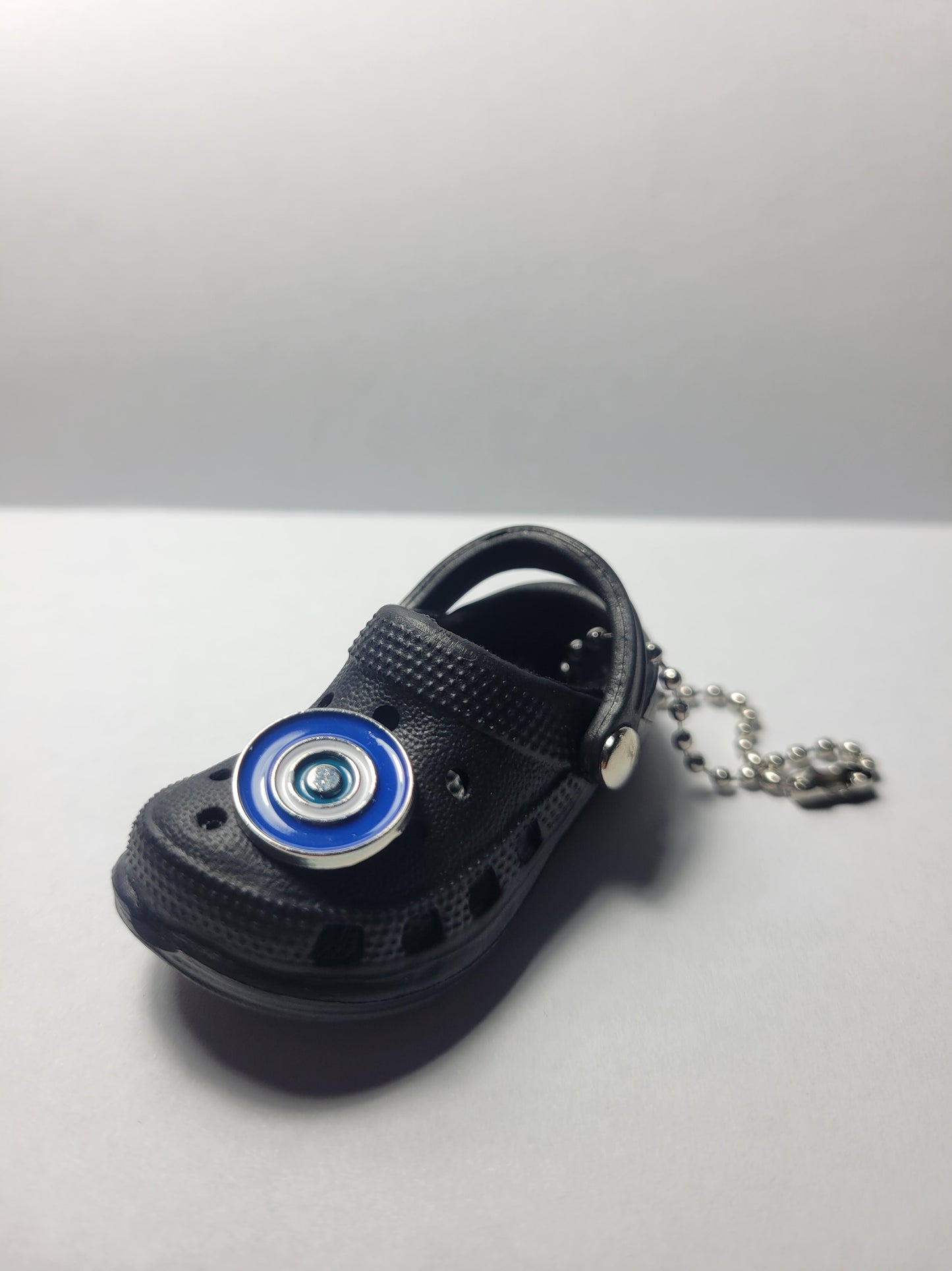 Black Mini Croc Keychain (mini charm sold separately)