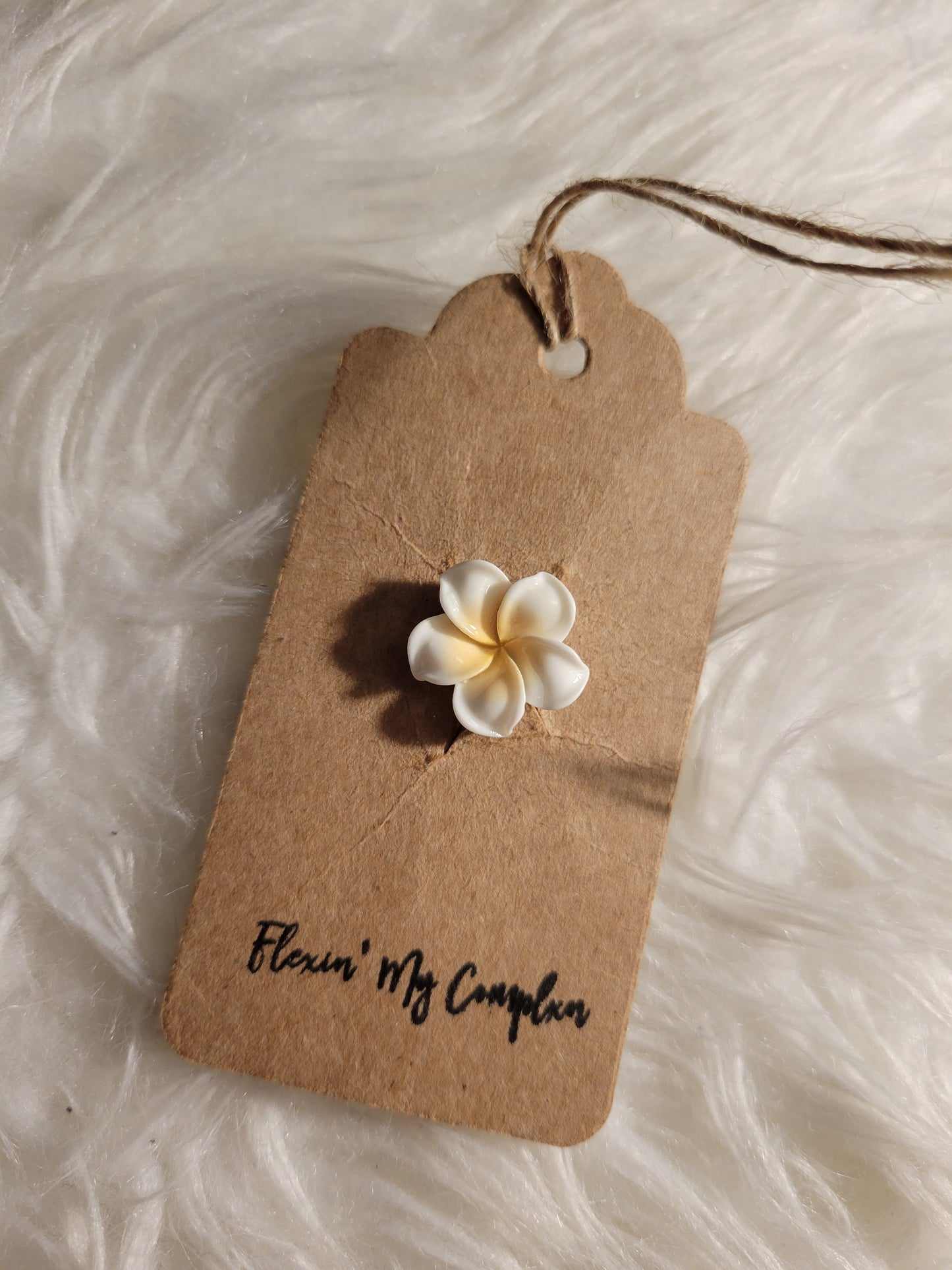 Plumeria 3D (wht)