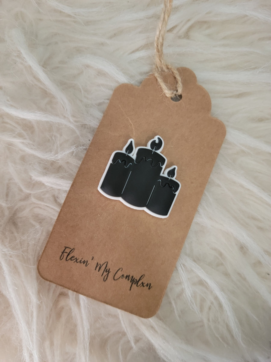 Black Flame Candle