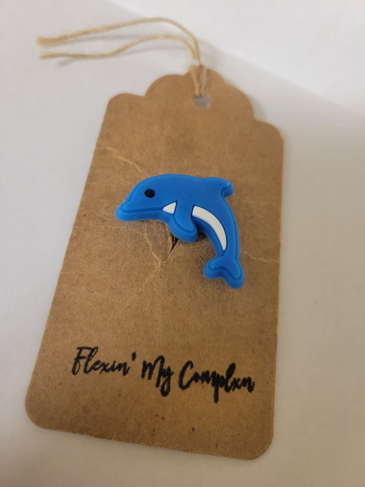Bright Blue Dolphin