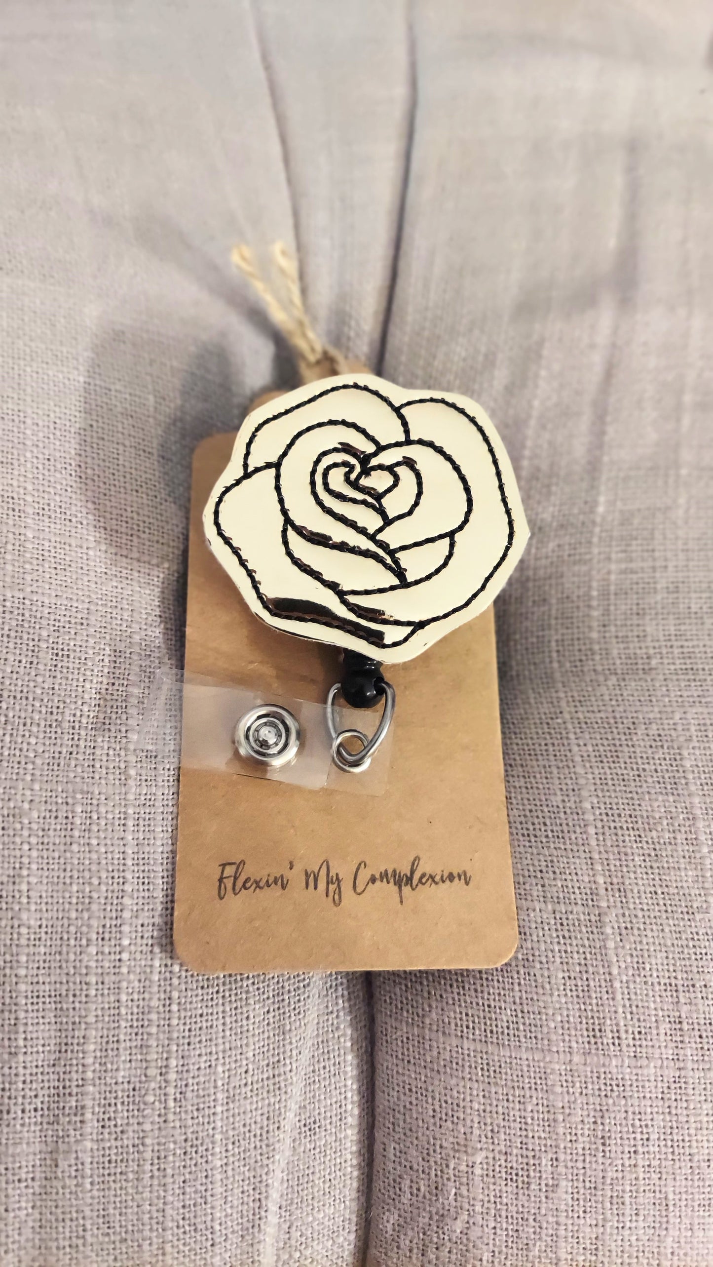 Gold (Shiny) Rose Badge Reel