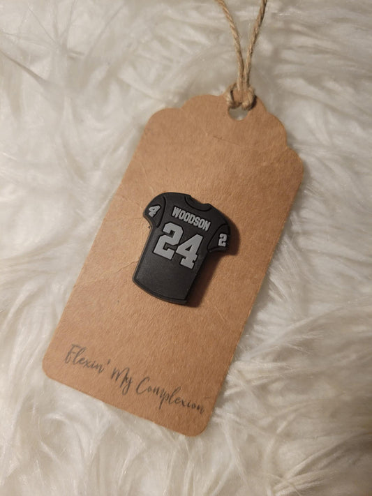 Silver/Black Woodson Jersey