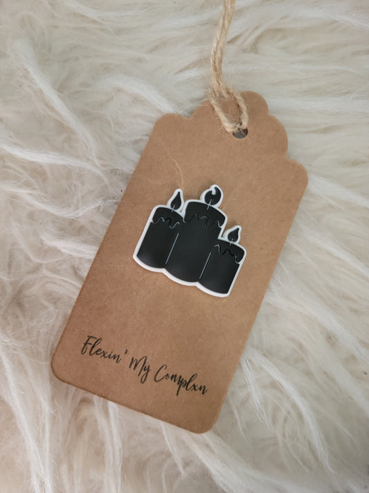 Black Flame Candle